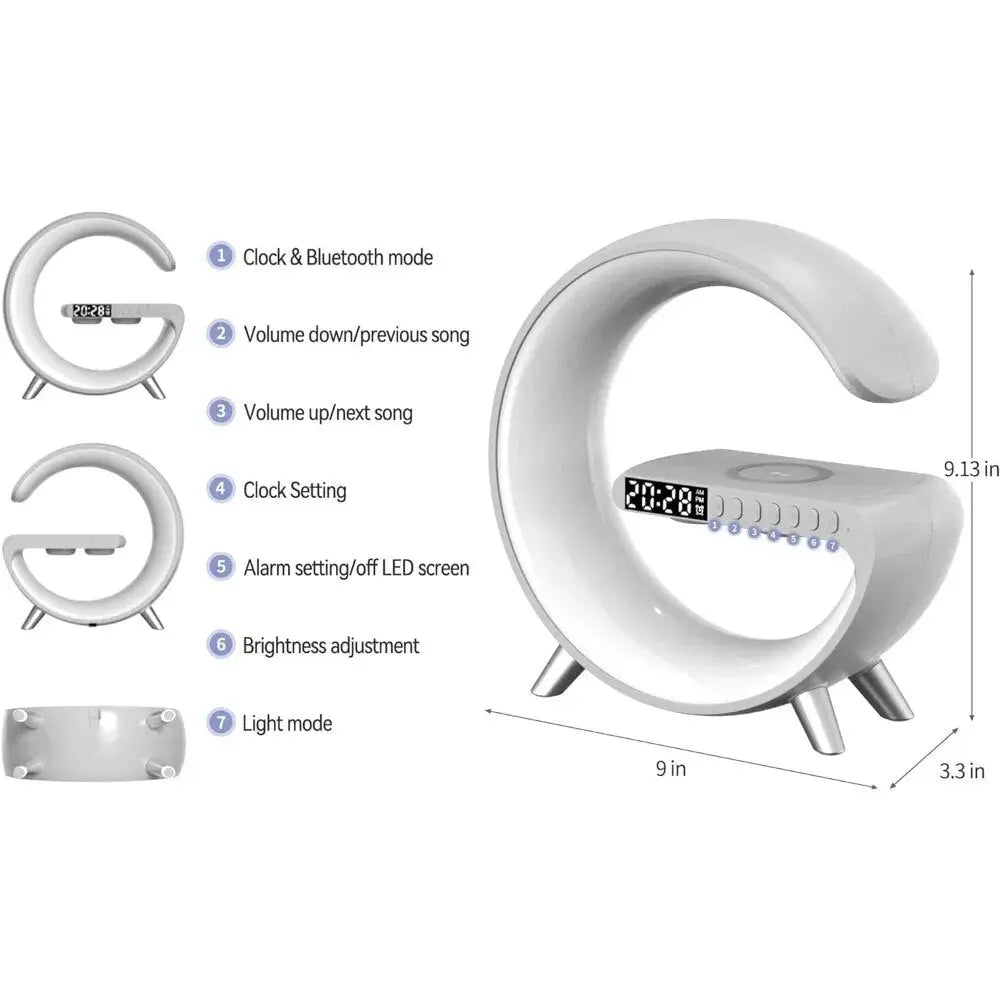 IlluminateWave 15W Fast Wireless Charger For Apple & Samsung Pinnacle Luxuries