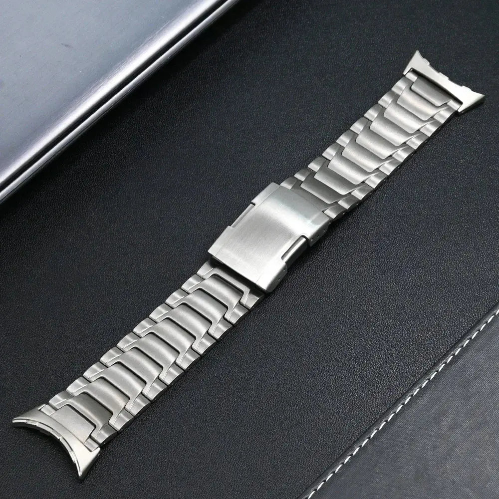 Titanium Prestige Link Band for Google Pixel Watch 3 45mm