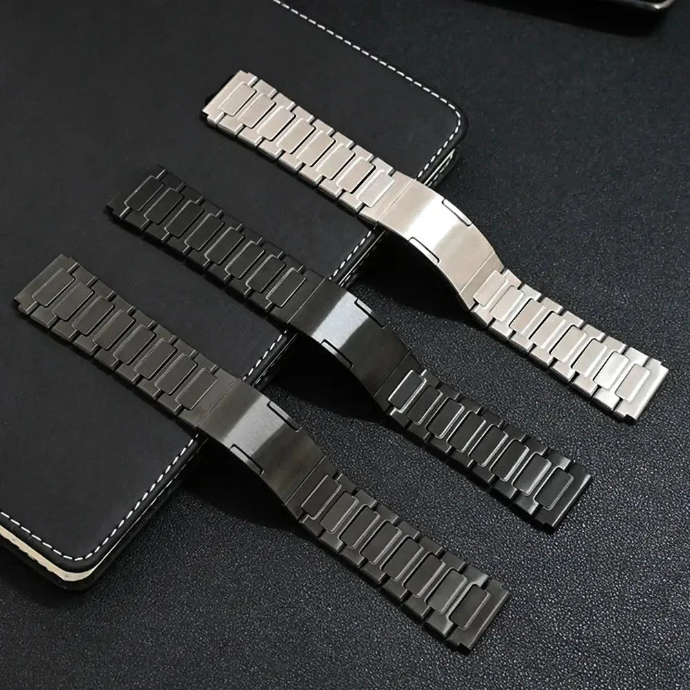 Luxury Titanium Watch Strap For Samsung Galaxy Watch 7 Ultra Metal Bracelet For GALAXY Watch 7 Ultra NO Gaps Curved End Strap Pinnacle Luxuries