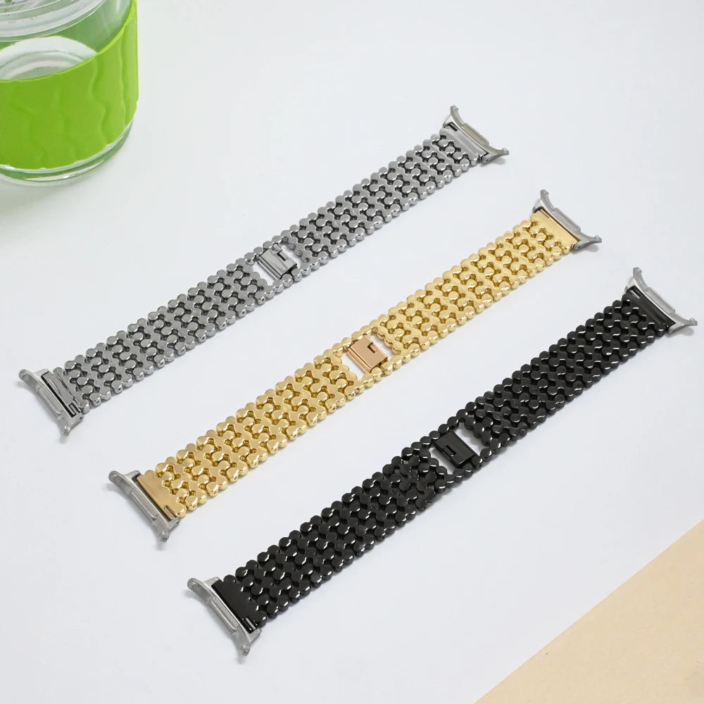 Elegant Diamond Metal Bracelet Band for Samsung Galaxy Watch 7 Ultra 47mm