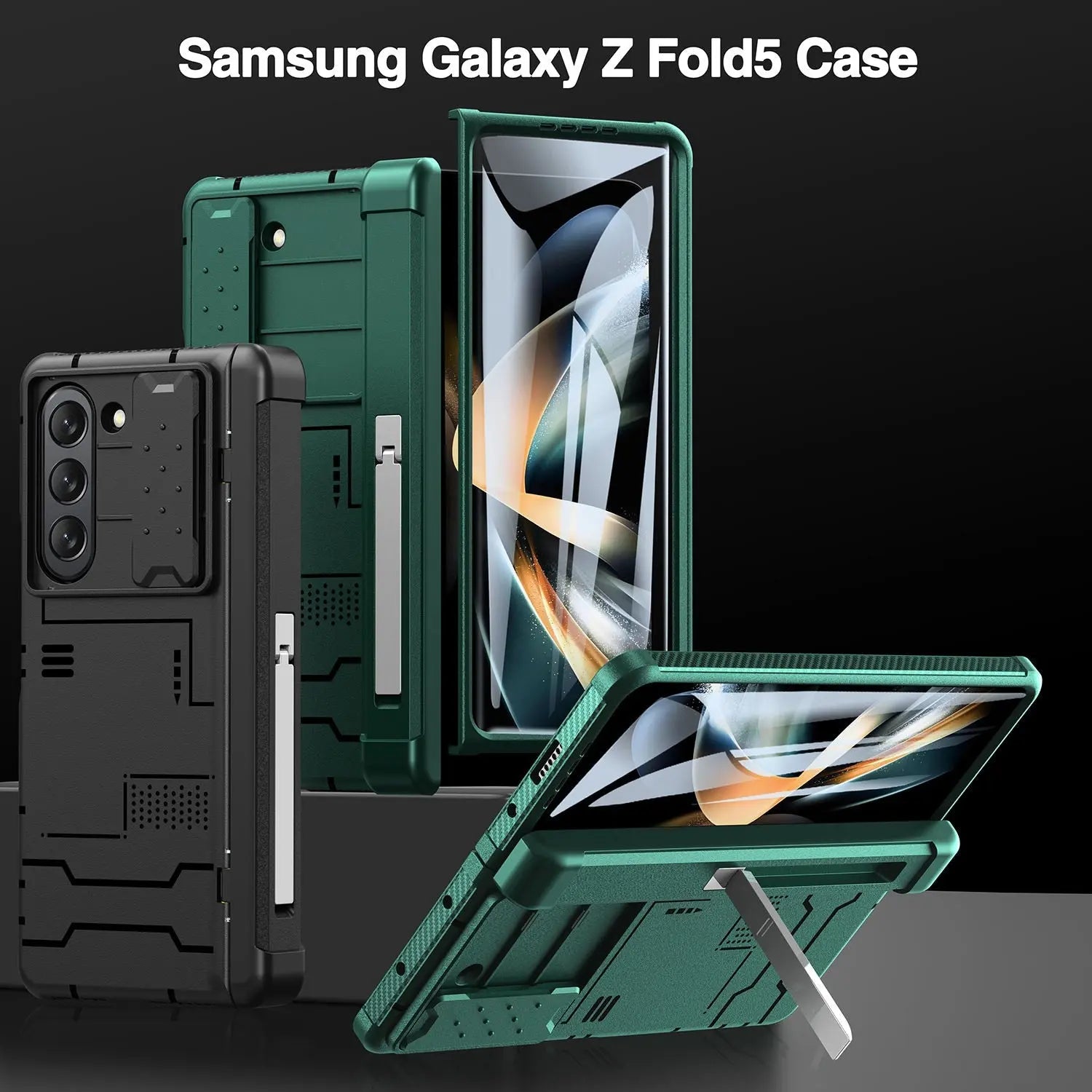 Pinnacle Luxuries Military Grade 360° Protection Case for Samsung Galaxy Z Fold 5 Pinnacle Luxuries