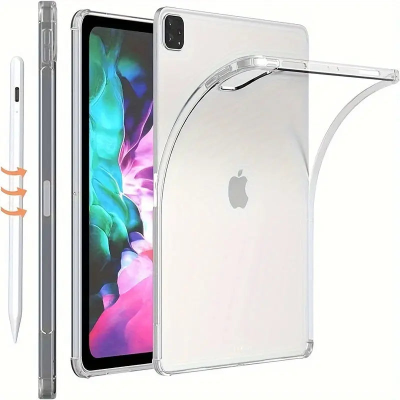 Pinnacle ClearGuard: Ultra-Slim Transparent TPU Case for iPad 2024 Models