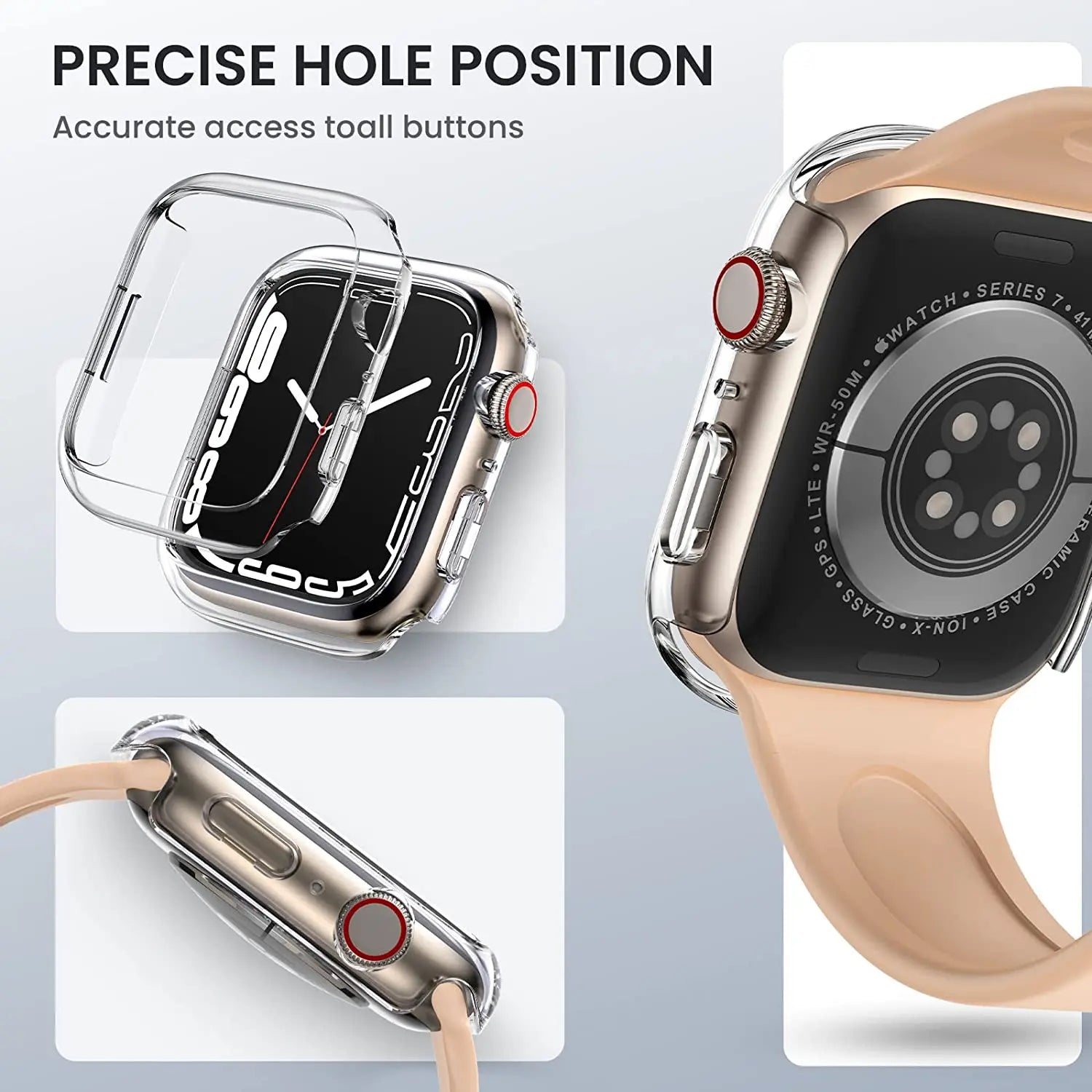 Pinnacle Transparent Case For Apple Watch Series 8 | Ultra 49mm - Pinnacle Luxuries