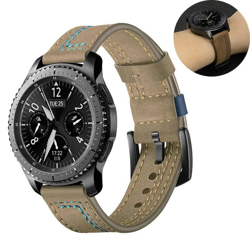 Genuine Leather Band For Samsung Galaxy Watch - Pinnacle Luxuries